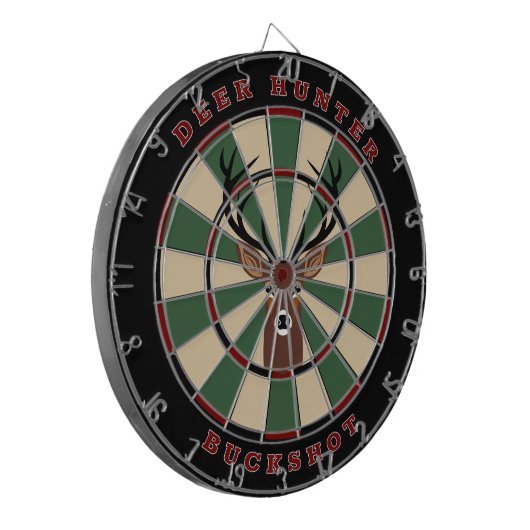 Deer Hunter Dart Board Dartscheibe (Vorderseite Links)