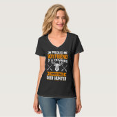 Deer Hunter Hunting Season Huntsman Boyfriend T-Shirt (Vorderseite Vollansicht)