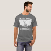 Deer Hunting Art for Men Women Wildlife Hunter Dee T-Shirt (Vorne ganz)