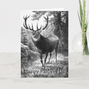 Deer Hunting Fathers Karte