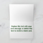 Deer Hunting Fathers Karte (Innenseite)