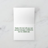 Deer Hunting Fathers Karte (Innenseite)