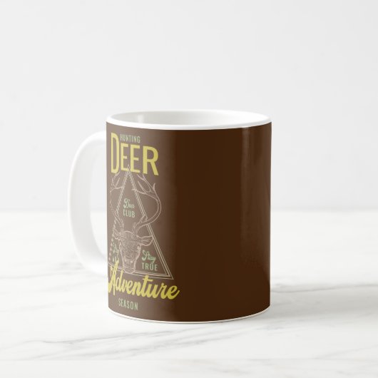 Deer Hunting Gift for Deer Hunters Kaffeetasse (Vorderseite Links)