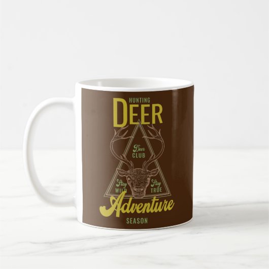 Deer Hunting Gift for Deer Hunters Kaffeetasse (Links)
