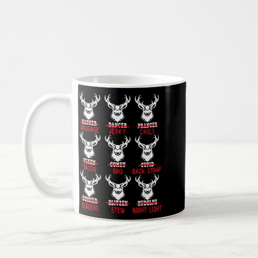 Deer Hunting Gift Hunter Of All Santa's Reindeer  Kaffeetasse (Links)