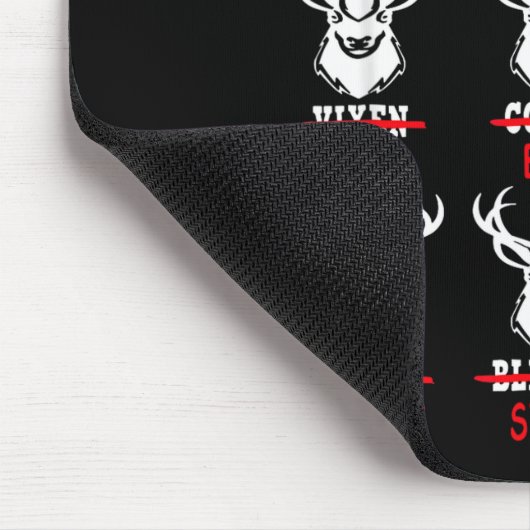 Deer Hunting Gift Hunter Of All Santa's Reindeer Mousepad (Ecke)