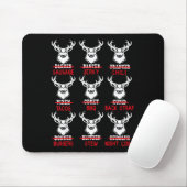 Deer Hunting Gift Hunter Of All Santa's Reindeer Mousepad (Mit Mouse)