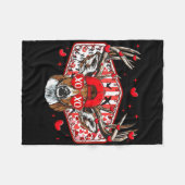 Deer Hunting Xoxo Valentine Buck Boys Cap Men Wome Fleecedecke (Vorderseite (Horizontal))