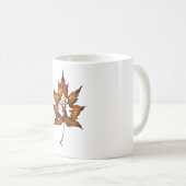Deer in a leaf kaffeetasse (VorderseiteRechts)