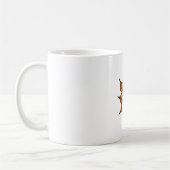 Deer in a leaf kaffeetasse (Links)
