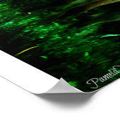 Deer in der Abenddämmerung Poster (Ecke)