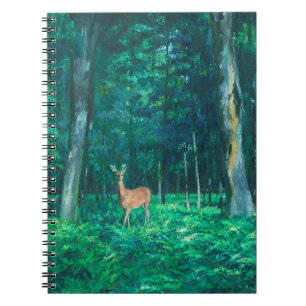 Deer in the Woods Notizblock