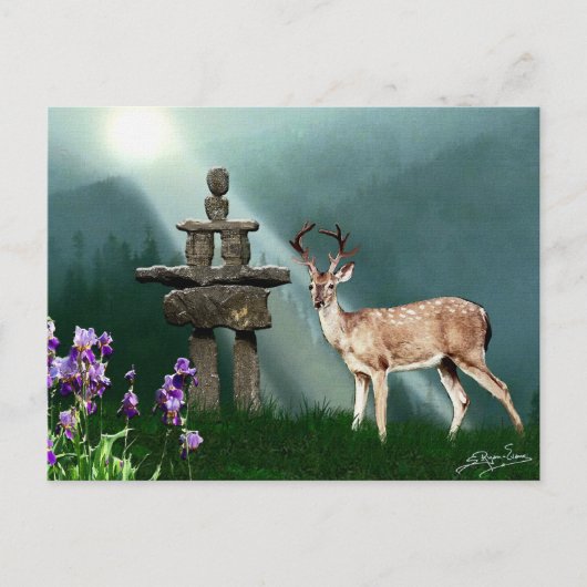 DEER & INUKSHUK Collection Postkarte (Vorderseite)