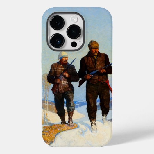 Deer Junters von Newell Convers Wyeth Case-Mate iPhone Hülle (Rückseite)