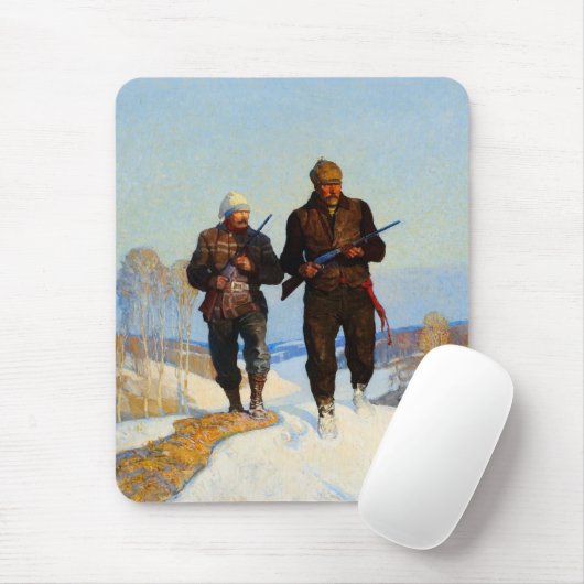 Deer Junters von Newell Convers Wyeth Mousepad (Mit Mouse)