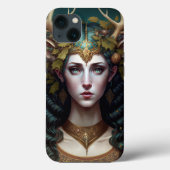 Deer Lady Fantasy Art Case-Mate iPhone Case (Rückseite)