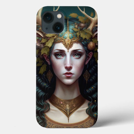 Deer Lady Fantasy Art Case-Mate iPhone Case (Rückseite)
