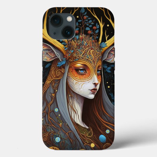 Deer Lady Fantasy Art Case-Mate iPhone Hülle (Rückseite)