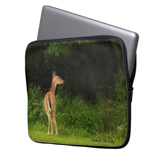 Deer Laptop Sleeve (Vorderseite Links)