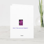 Deer Me Get Well Card Featuring a Beautiful Doe Karte (Rückseite)