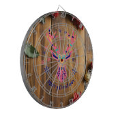 Deer Merry Christmas Dartboard Dartscheibe (Vorderseite Links)