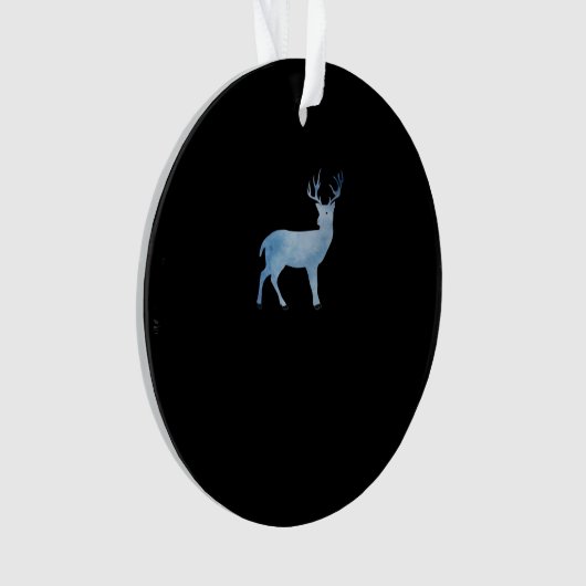 Deer Modern Artistic Design Ornament (Vorderseite)