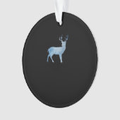 Deer Modern Artistic Design Ornament (Vorderseite)