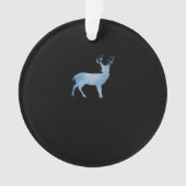 Deer Modern Artistic Design Ornament (Vorderseite)