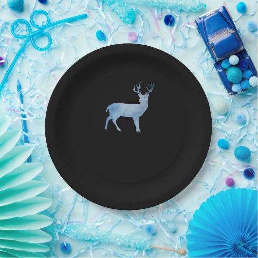 Deer Modern Artistic Design  Pappteller (Party)