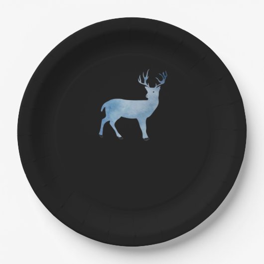 Deer Modern Artistic Design Pappteller (Vorderseite)