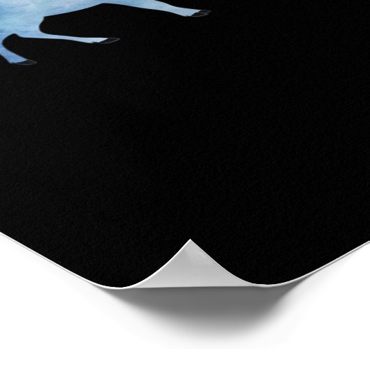 Deer Modern Artistic Design Poster (Ecke)