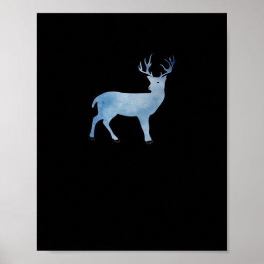 Deer Modern Artistic Design  Poster (Vorne)