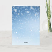 Deer & Mouse Sehr geehrter Freund Weihnachten Karte (Rückseite)