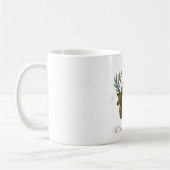 Deer Mug with Flower Antlers – Spring Coffee Cup Kaffeetasse (Links)