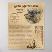DEER MYTHOLOGY POSTER (Vorne)