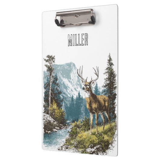 Deer Nature  Klemmbrett (Links)