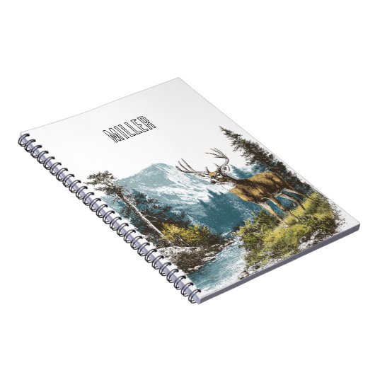 Deer Nature  Notizblock (Rechte Seite)