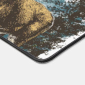 Deer Nature  Schreibtischunterlage (Ecke)