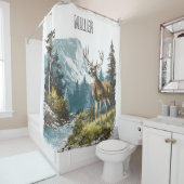 Deer Nature Shower Curtain Duschvorhang (Beispiel)