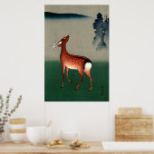 Deer Ohmuro Koyo 1950 Poster (Küche)
