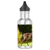 Deer on Golf Course Edelstahlflasche (Links)