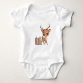 DEER on Run Baby Strampler (Vorderseite)