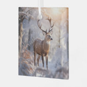Deer Ornament Aus Glas (Vorderseite links)