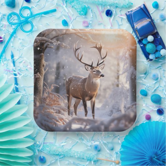 Deer Pappteller (Party)