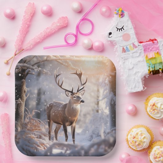 Deer Pappteller (Party)