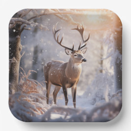 Deer Pappteller