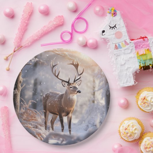 Deer Pappteller (Party)