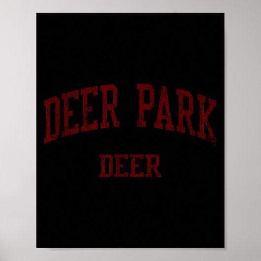 Deer Park High School Hs Kunstwerke Poster (Vorne)