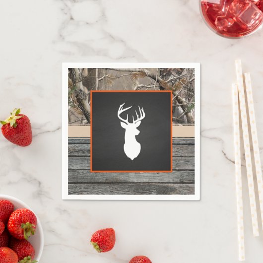 Deer Party Napkin - Junge Serviette (Beispiel)