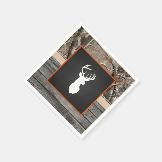 Deer Party Napkin - Junge Serviette (Ecke)